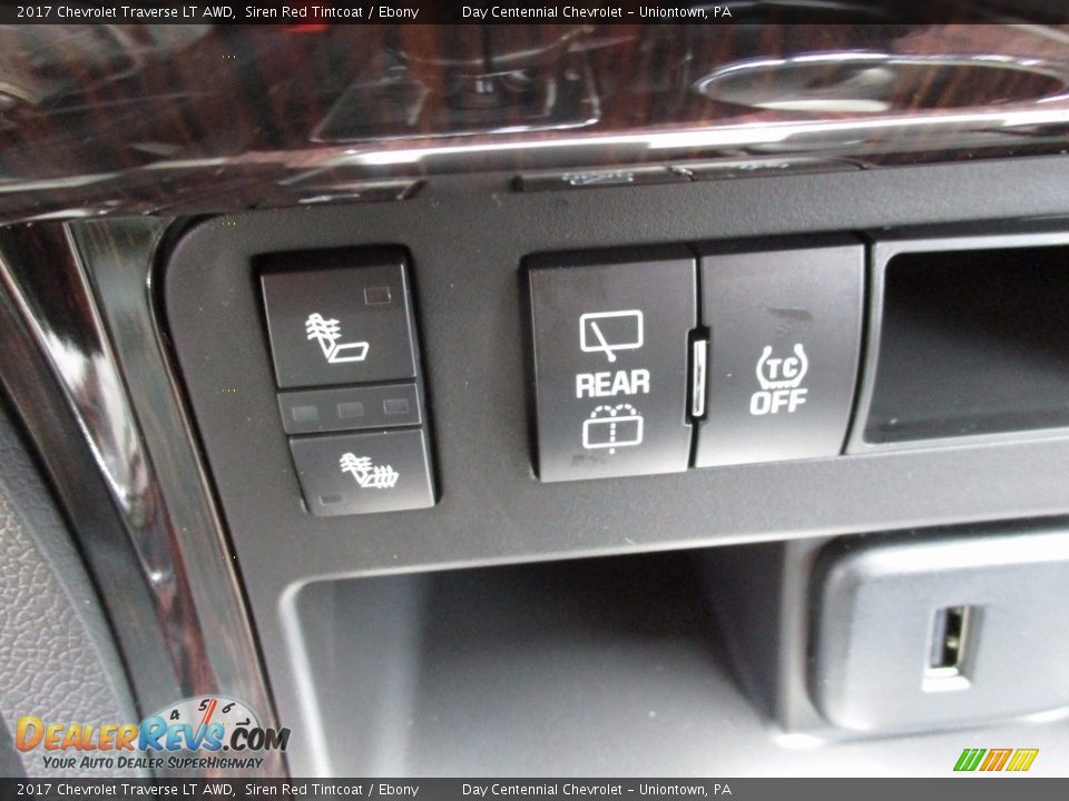 2017 Chevrolet Traverse LT AWD Siren Red Tintcoat / Ebony Photo #14