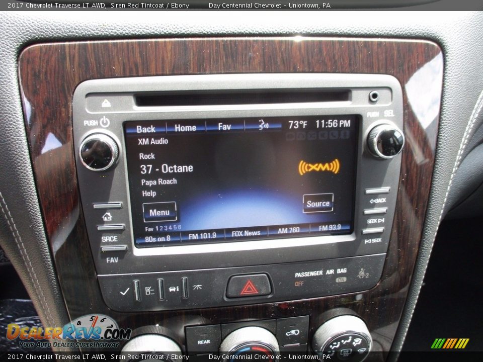 2017 Chevrolet Traverse LT AWD Siren Red Tintcoat / Ebony Photo #15