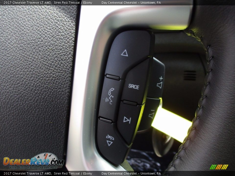 2017 Chevrolet Traverse LT AWD Siren Red Tintcoat / Ebony Photo #17