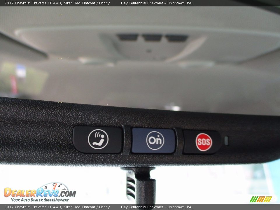 2017 Chevrolet Traverse LT AWD Siren Red Tintcoat / Ebony Photo #18