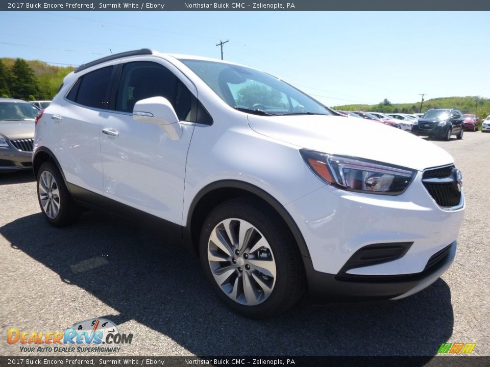 2017 Buick Encore Preferred Summit White / Ebony Photo #3
