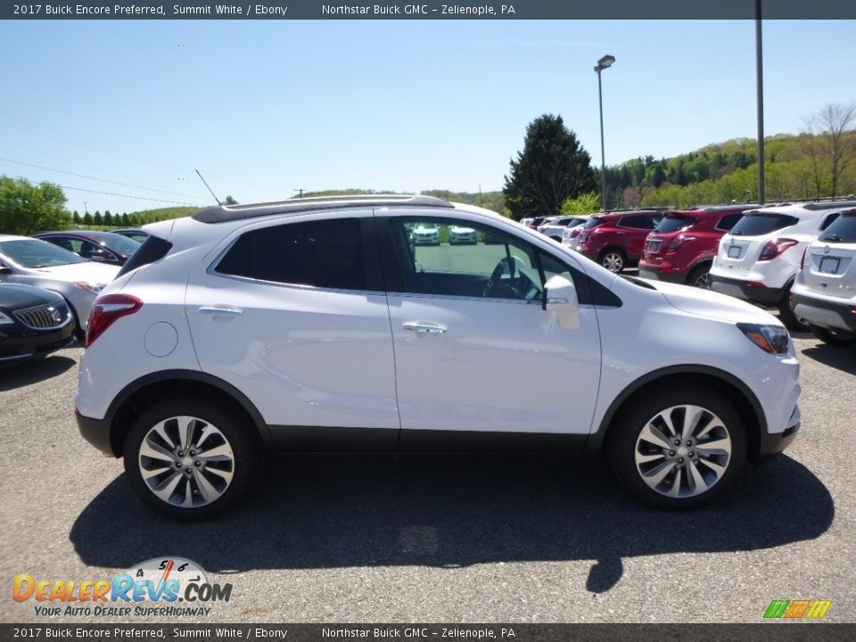 2017 Buick Encore Preferred Summit White / Ebony Photo #4