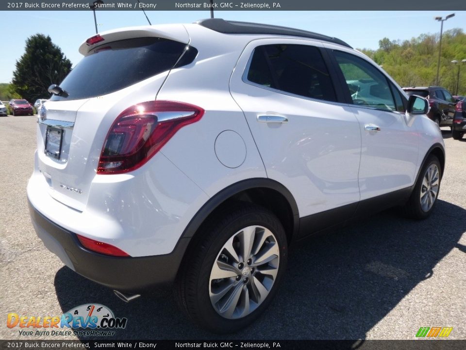 2017 Buick Encore Preferred Summit White / Ebony Photo #5