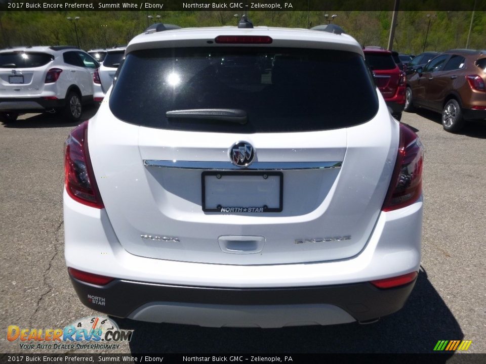 2017 Buick Encore Preferred Summit White / Ebony Photo #6