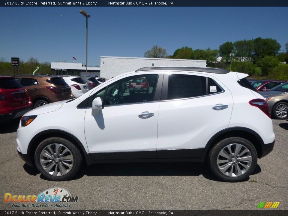 2017 Buick Encore Preferred Summit White / Ebony Photo #9