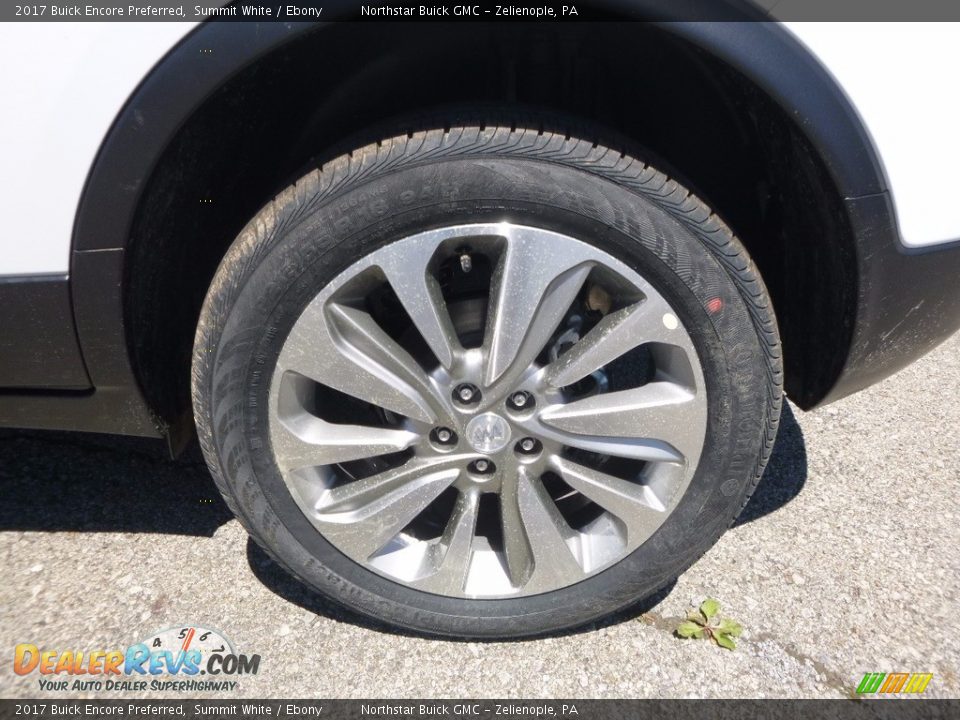 2017 Buick Encore Preferred Summit White / Ebony Photo #10