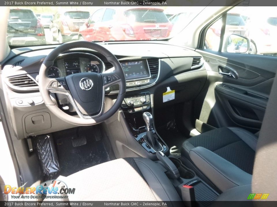 2017 Buick Encore Preferred Summit White / Ebony Photo #13
