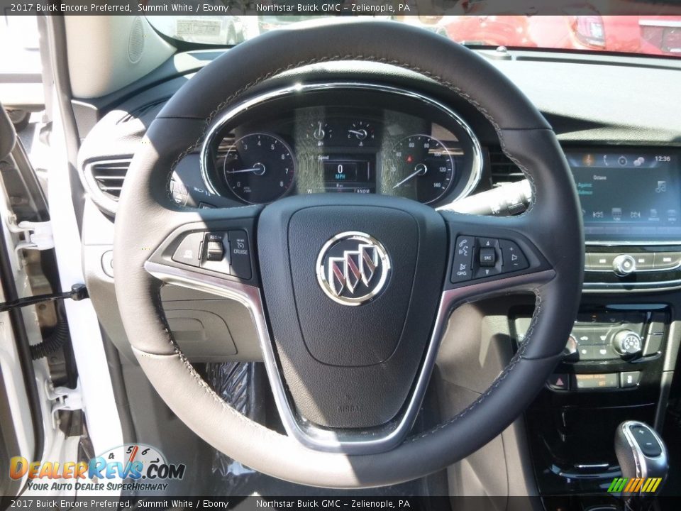 2017 Buick Encore Preferred Summit White / Ebony Photo #17