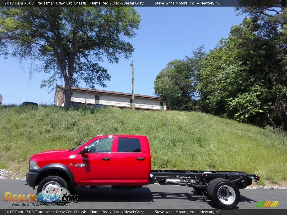 2017 Ram 4500 Tradesman Crew Cab Chassis Flame Red / Black/Diesel Gray Photo #1