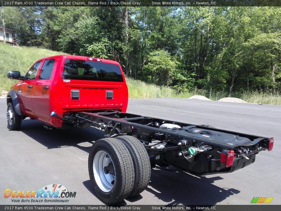 2017 Ram 4500 Tradesman Crew Cab Chassis Flame Red / Black/Diesel Gray Photo #8
