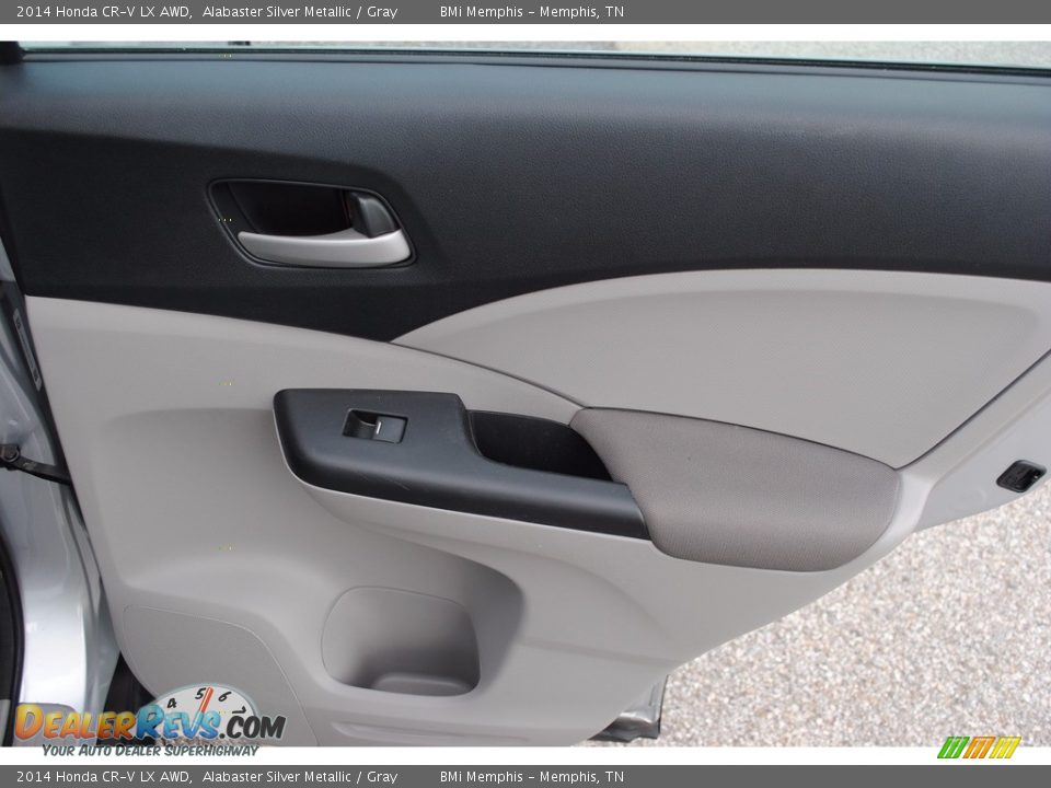 2014 Honda CR-V LX AWD Alabaster Silver Metallic / Gray Photo #22
