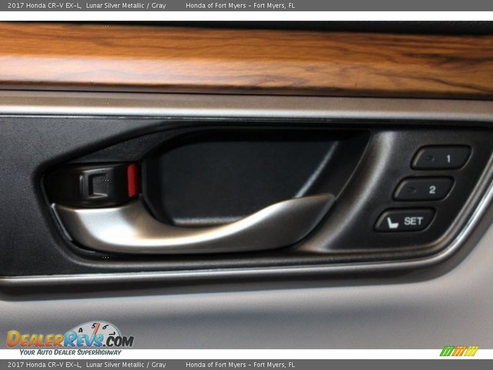 2017 Honda CR-V EX-L Lunar Silver Metallic / Gray Photo #9