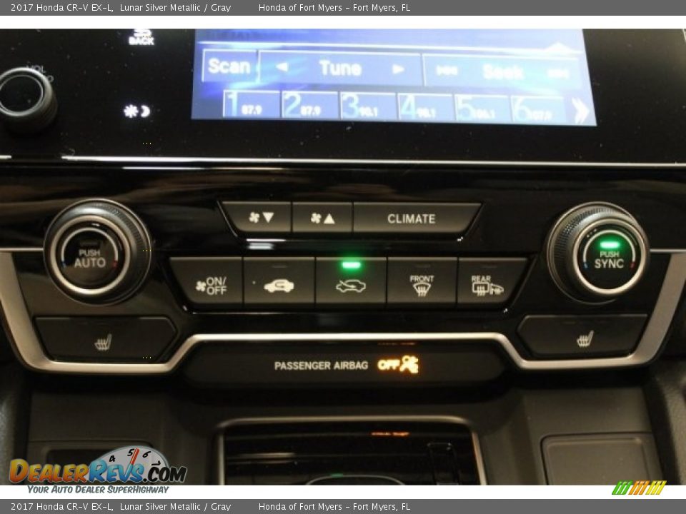 2017 Honda CR-V EX-L Lunar Silver Metallic / Gray Photo #18