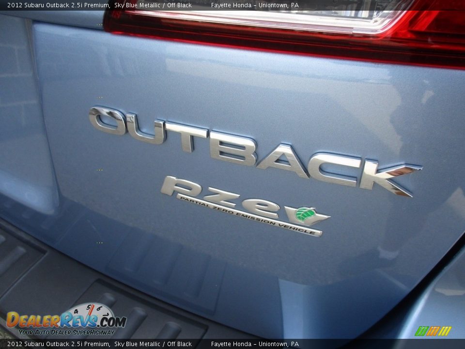 2012 Subaru Outback 2.5i Premium Sky Blue Metallic / Off Black Photo #16