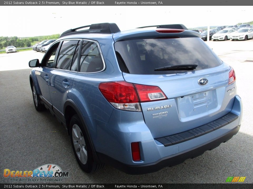 2012 Subaru Outback 2.5i Premium Sky Blue Metallic / Off Black Photo #17
