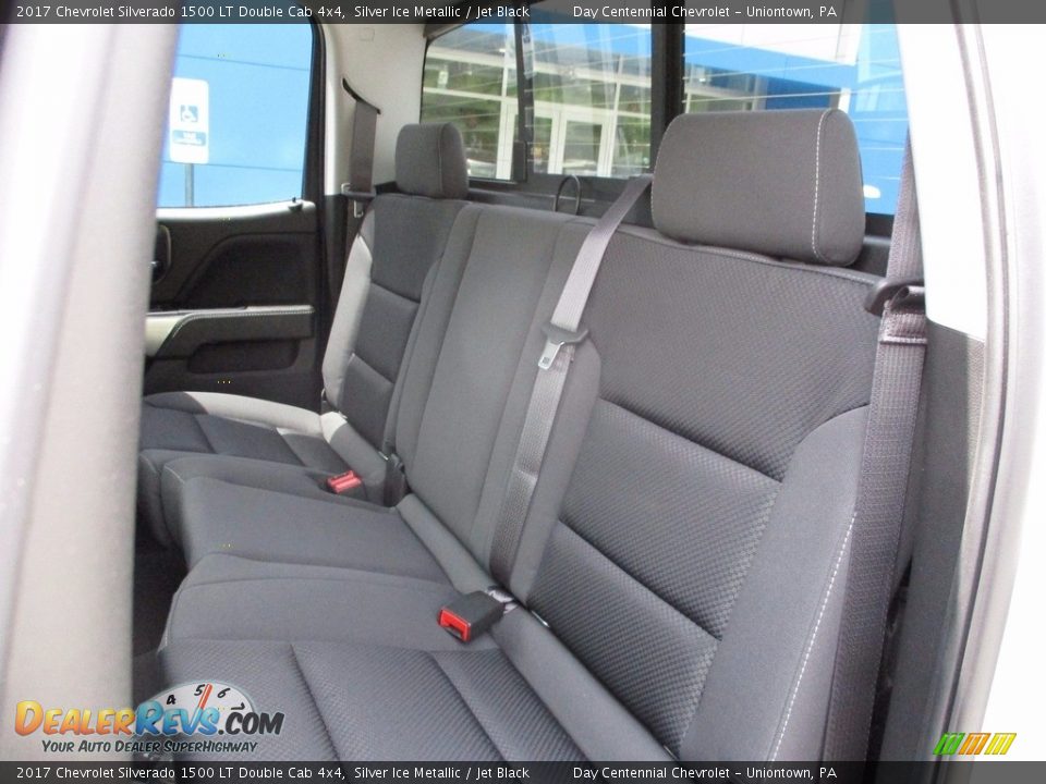 2017 Chevrolet Silverado 1500 LT Double Cab 4x4 Silver Ice Metallic / Jet Black Photo #13
