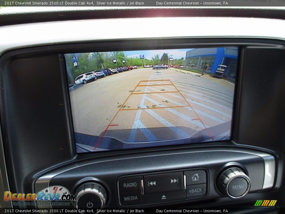 2017 Chevrolet Silverado 1500 LT Double Cab 4x4 Silver Ice Metallic / Jet Black Photo #17