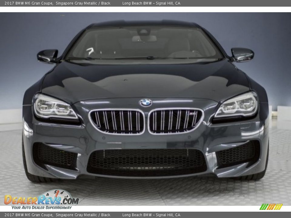 2017 BMW M6 Gran Coupe Singapore Gray Metallic / Black Photo #2