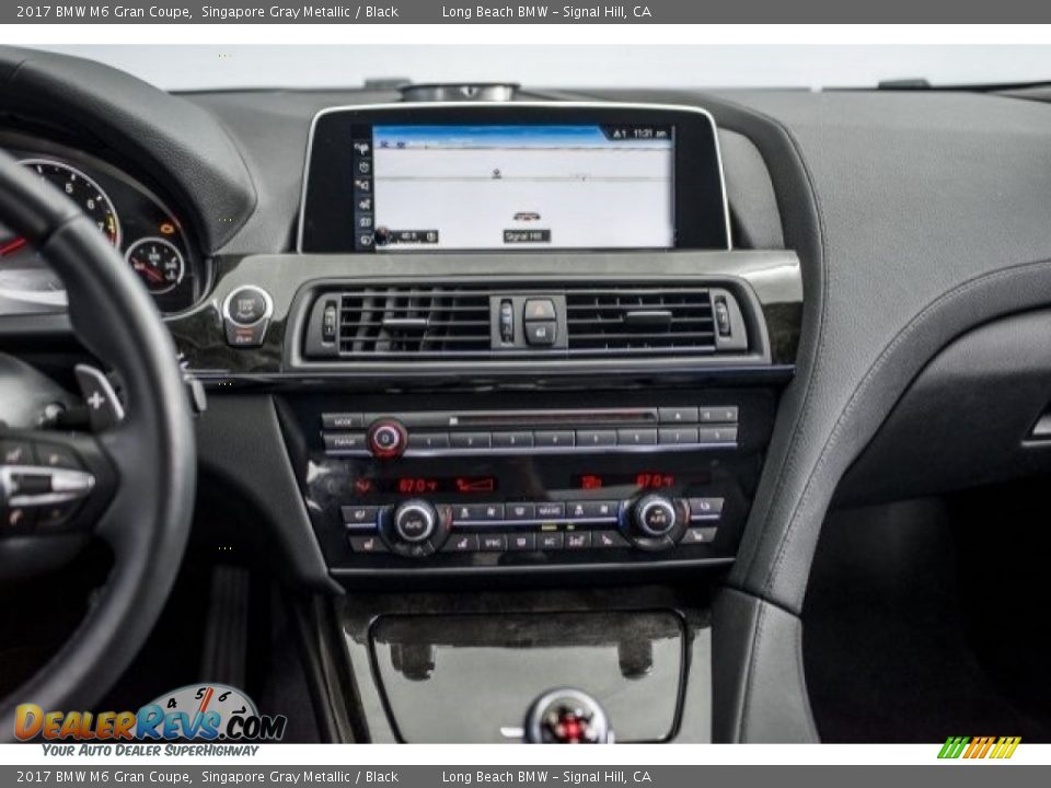 2017 BMW M6 Gran Coupe Singapore Gray Metallic / Black Photo #5
