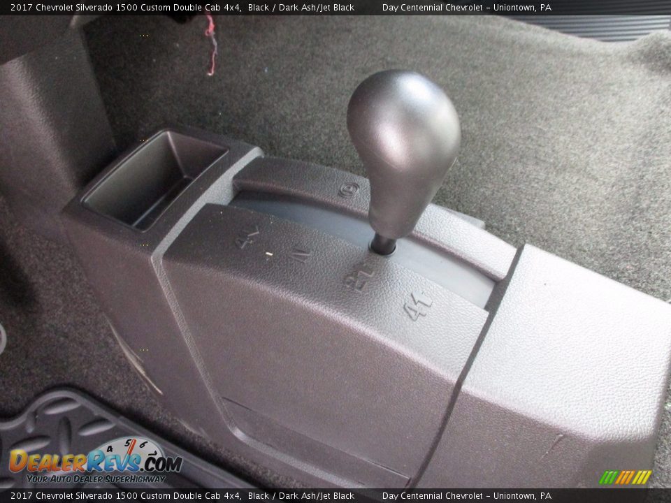 2017 Chevrolet Silverado 1500 Custom Double Cab 4x4 Black / Dark Ash/Jet Black Photo #16
