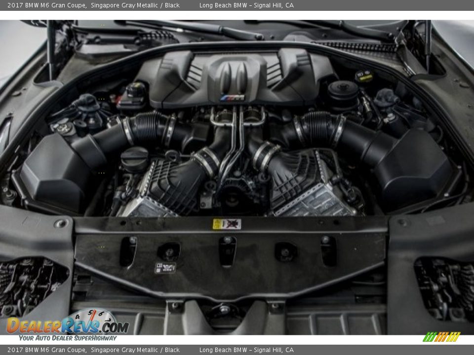 2017 BMW M6 Gran Coupe 4.4 Liter M TwinPower Turbocharged DOHC 32-Valve VVT V8 Engine Photo #9
