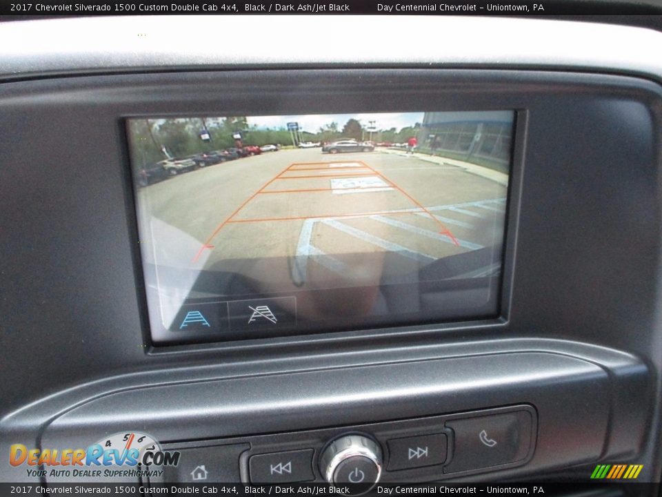 2017 Chevrolet Silverado 1500 Custom Double Cab 4x4 Black / Dark Ash/Jet Black Photo #18