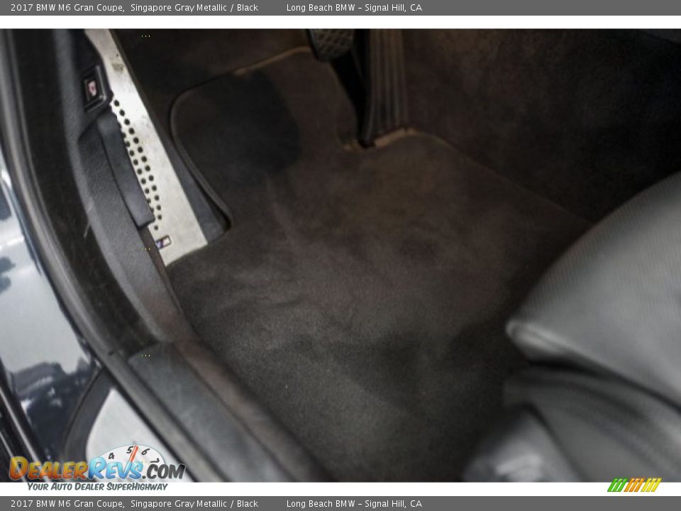 2017 BMW M6 Gran Coupe Singapore Gray Metallic / Black Photo #17
