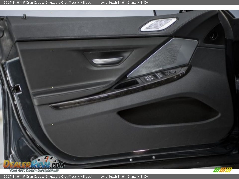 2017 BMW M6 Gran Coupe Singapore Gray Metallic / Black Photo #19