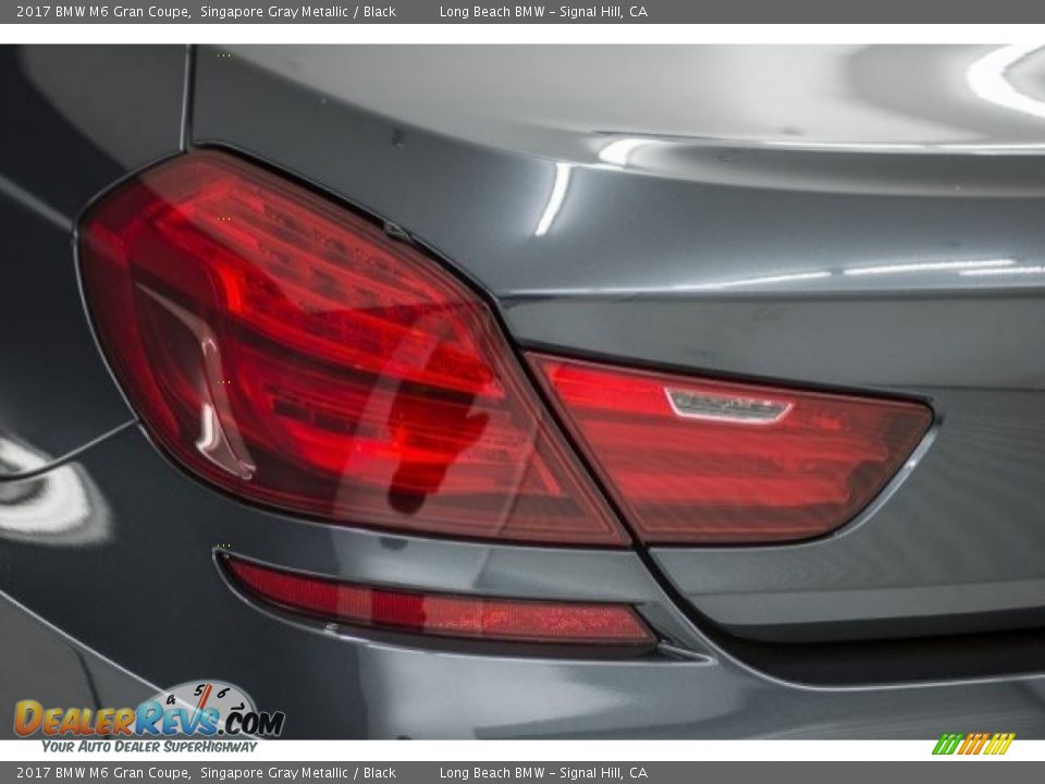 2017 BMW M6 Gran Coupe Singapore Gray Metallic / Black Photo #20