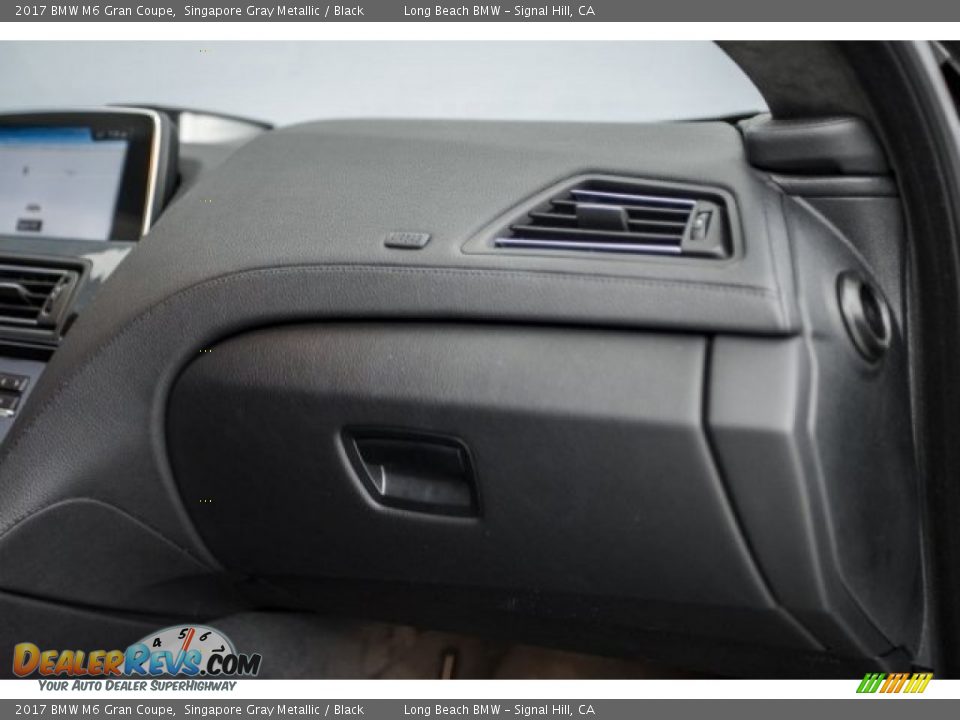2017 BMW M6 Gran Coupe Singapore Gray Metallic / Black Photo #21