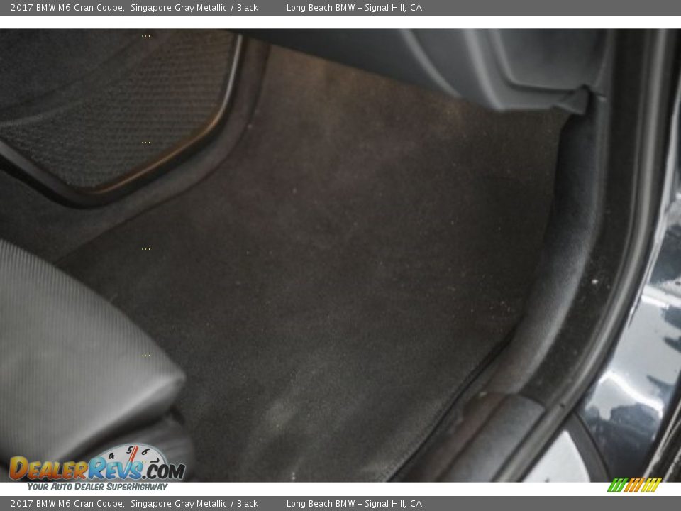 2017 BMW M6 Gran Coupe Singapore Gray Metallic / Black Photo #22