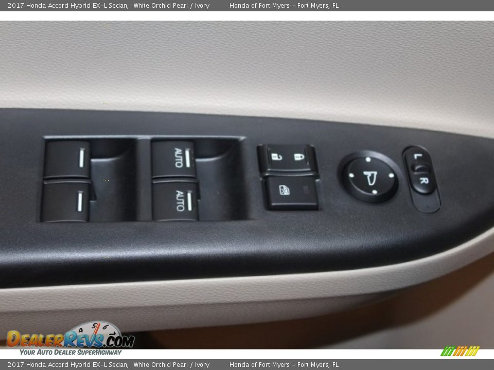 2017 Honda Accord Hybrid EX-L Sedan White Orchid Pearl / Ivory Photo #8