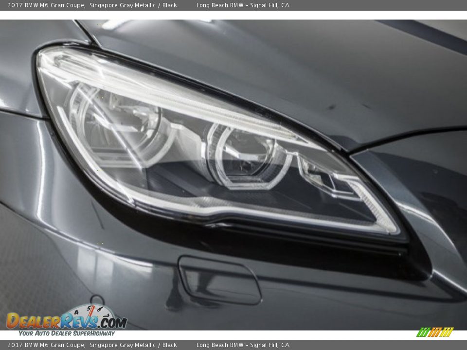 2017 BMW M6 Gran Coupe Singapore Gray Metallic / Black Photo #25