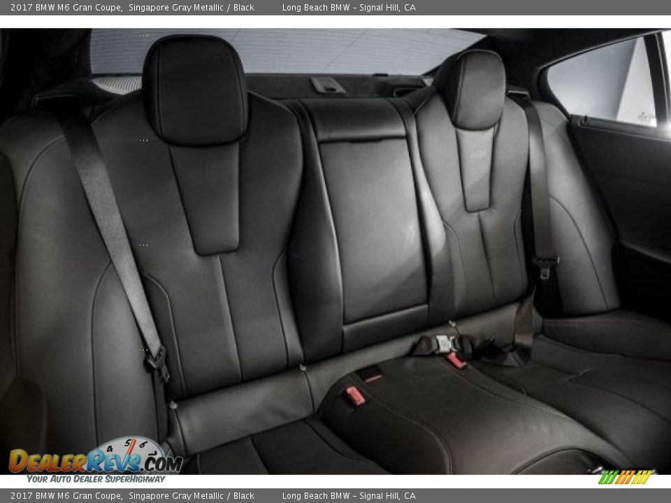 Rear Seat of 2017 BMW M6 Gran Coupe Photo #27