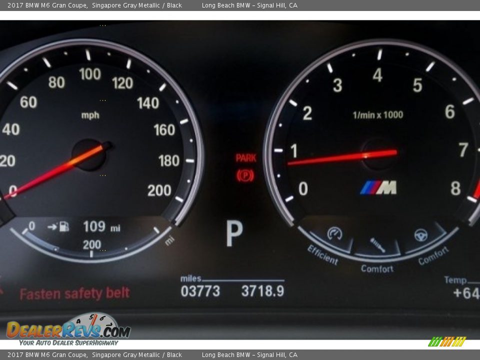 2017 BMW M6 Gran Coupe Gauges Photo #31