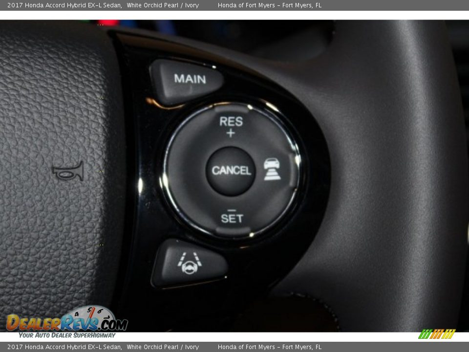 2017 Honda Accord Hybrid EX-L Sedan White Orchid Pearl / Ivory Photo #16