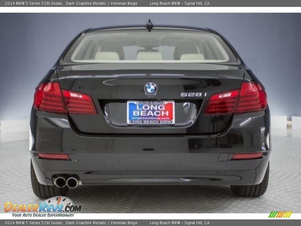 2014 BMW 5 Series 528i Sedan Dark Graphite Metallic / Venetian Beige Photo #3