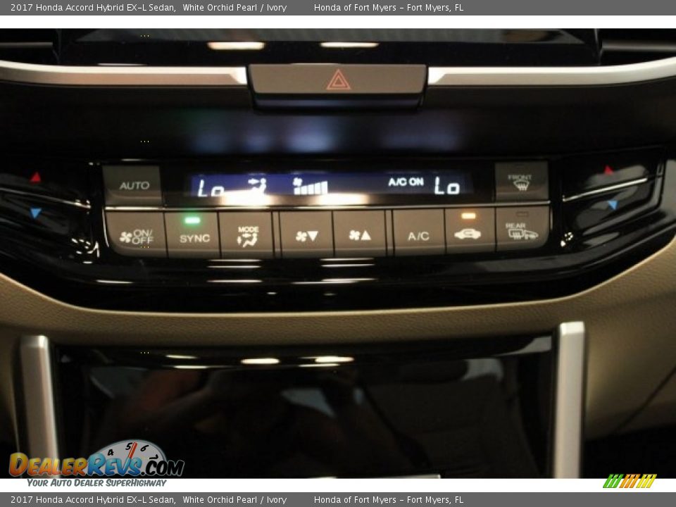 2017 Honda Accord Hybrid EX-L Sedan White Orchid Pearl / Ivory Photo #23