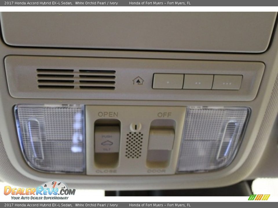 2017 Honda Accord Hybrid EX-L Sedan White Orchid Pearl / Ivory Photo #27