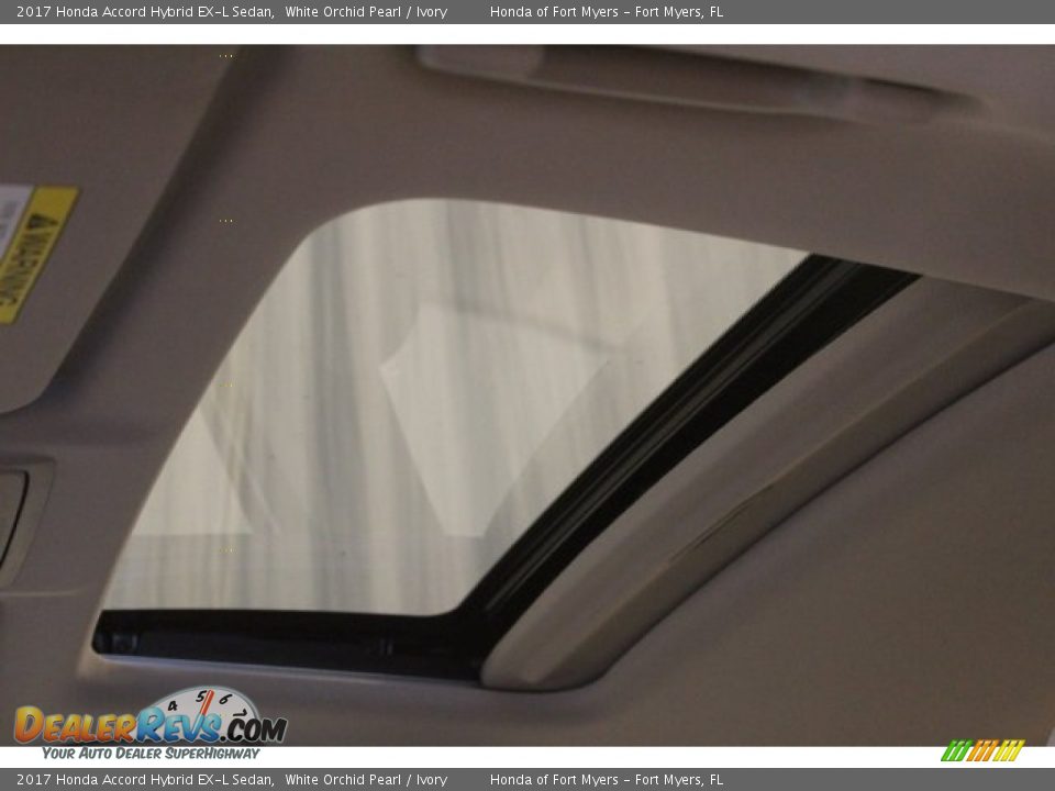 2017 Honda Accord Hybrid EX-L Sedan White Orchid Pearl / Ivory Photo #28