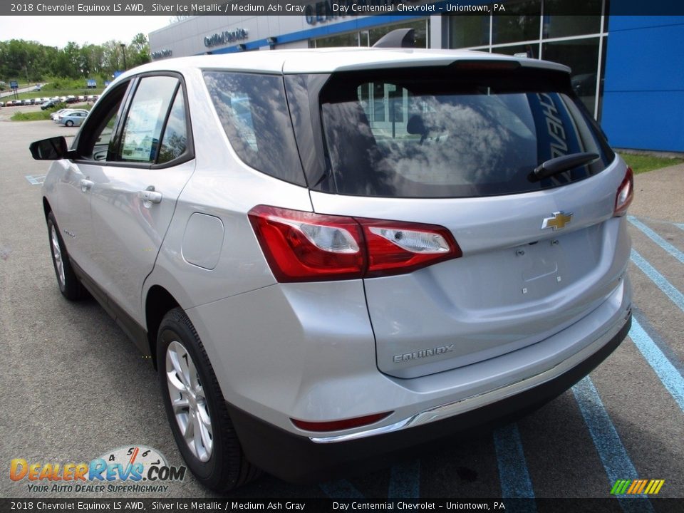 2018 Chevrolet Equinox LS AWD Silver Ice Metallic / Medium Ash Gray Photo #4