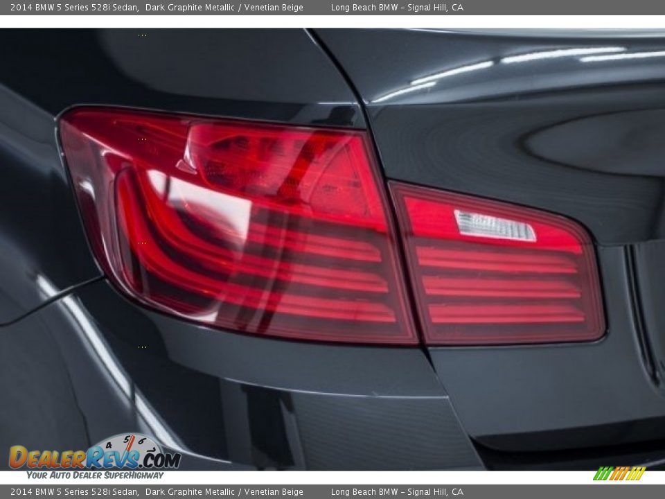 2014 BMW 5 Series 528i Sedan Dark Graphite Metallic / Venetian Beige Photo #20