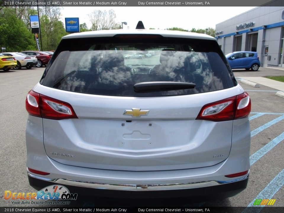 2018 Chevrolet Equinox LS AWD Silver Ice Metallic / Medium Ash Gray Photo #5