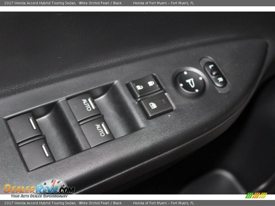 2017 Honda Accord Hybrid Touring Sedan White Orchid Pearl / Black Photo #8