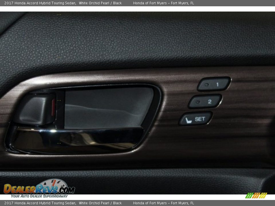 2017 Honda Accord Hybrid Touring Sedan White Orchid Pearl / Black Photo #9
