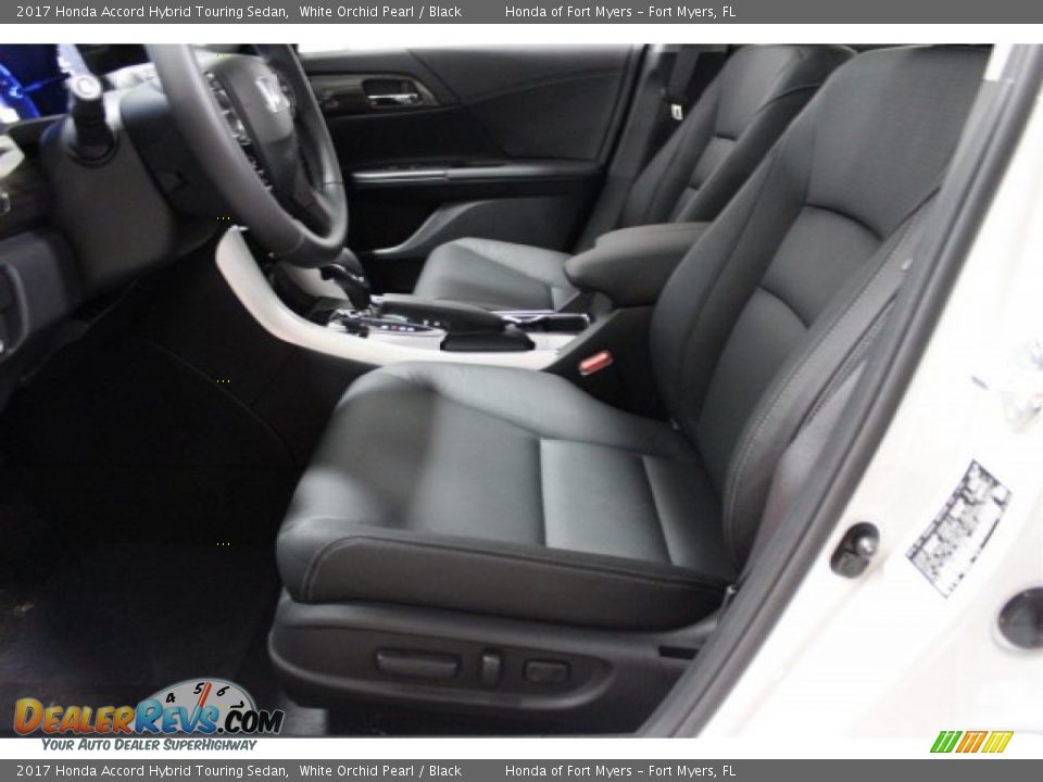 2017 Honda Accord Hybrid Touring Sedan White Orchid Pearl / Black Photo #10