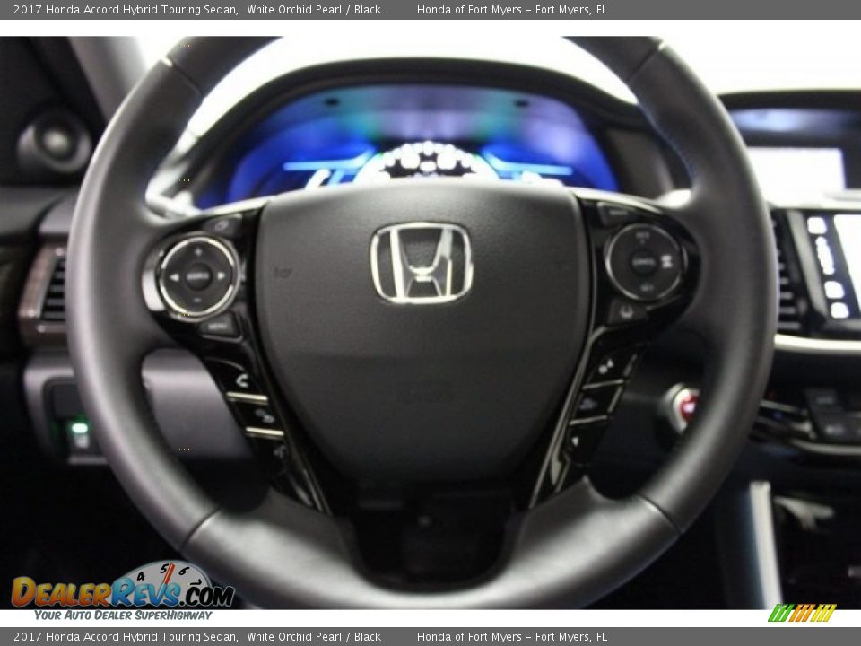 2017 Honda Accord Hybrid Touring Sedan White Orchid Pearl / Black Photo #13