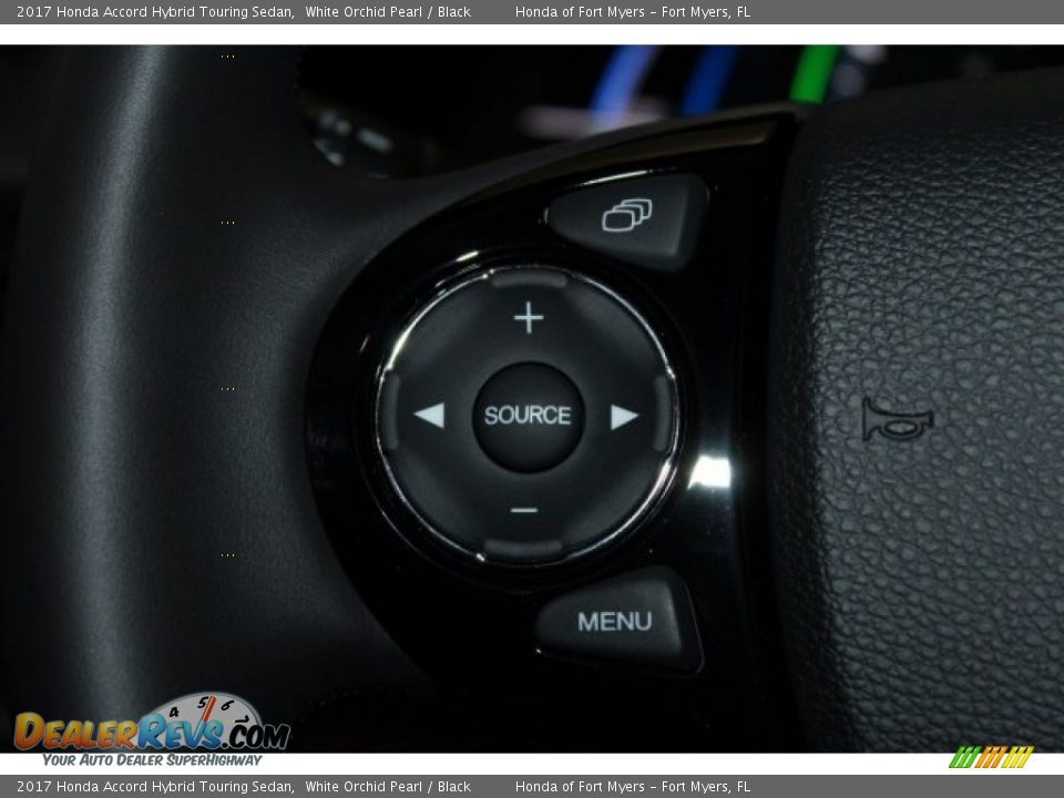 2017 Honda Accord Hybrid Touring Sedan White Orchid Pearl / Black Photo #14