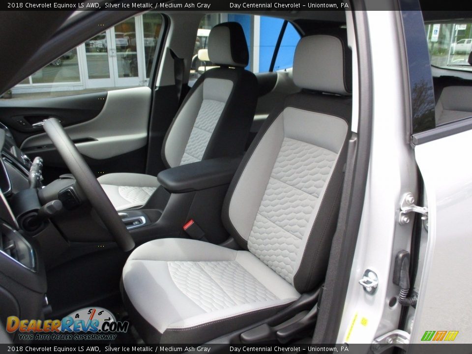 2018 Chevrolet Equinox LS AWD Silver Ice Metallic / Medium Ash Gray Photo #12