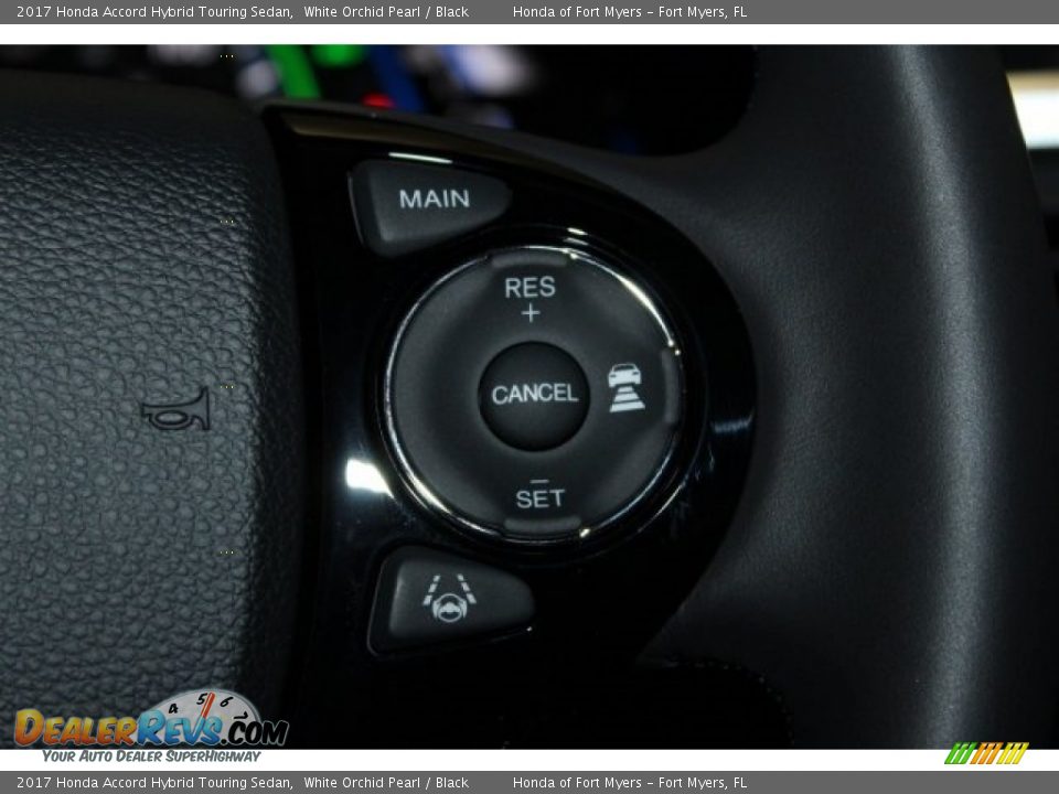 2017 Honda Accord Hybrid Touring Sedan White Orchid Pearl / Black Photo #15